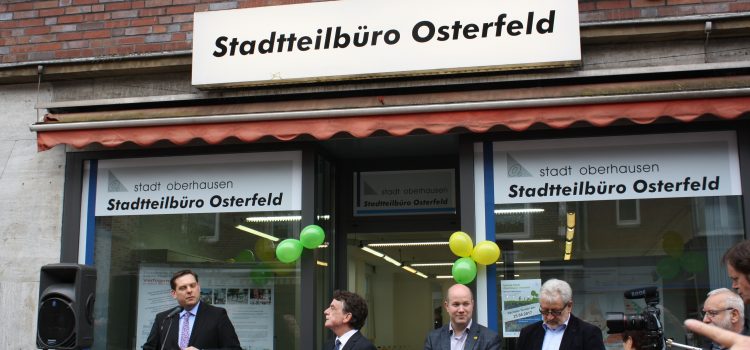 Eröffnung des Stadtteilbüros Osterfeld Eröffnung des Stadtteilbüros Osterfeld
