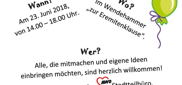 Flohmarkt in der „Eremitenklause“ Flohmarkt in der „Eremitenklause“