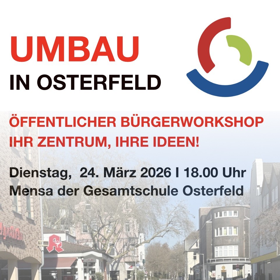 Bürgerveranstaltung zur Umgestaltung des Osterfelder Zentrums